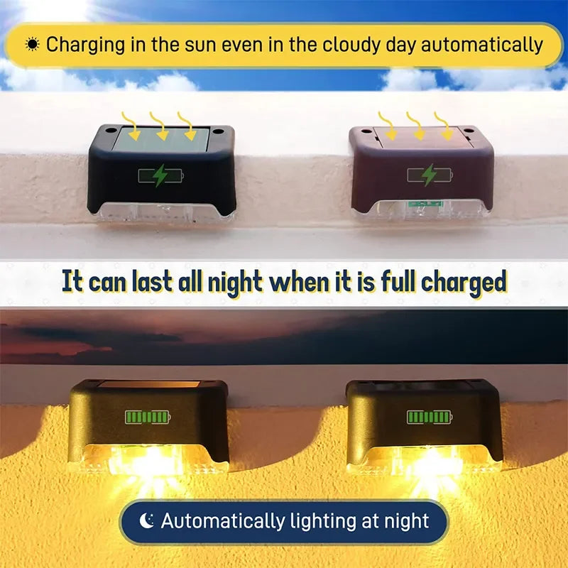 Solar Glow Step Lamps
